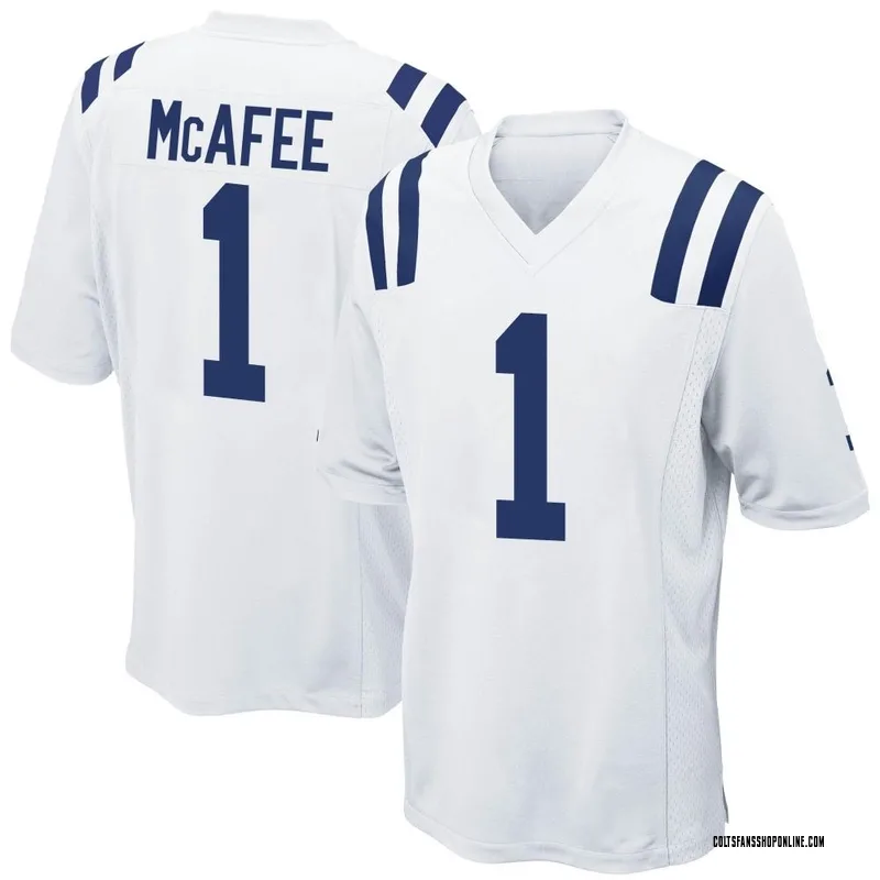 Men's Nike Indianapolis Colts Pat McAfee White Jersey - Game