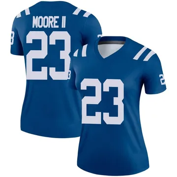 Indianapolis Colts Kenny Moore Gray Inverted Legend Jersey - Dingeas