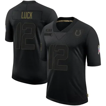 Mens Indianapolis Colts Andrew Luck Nike White Salute To Service Jersey