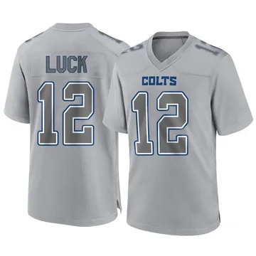 Andrew Luck Jersey Indianapolis Colts #12 White Pink Fashion Limited Rush