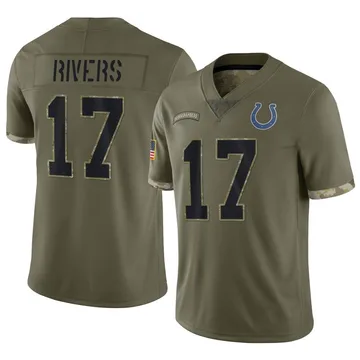 Men's Nike Philip Rivers Royal Indianapolis Colts Name & Number T-Shirt